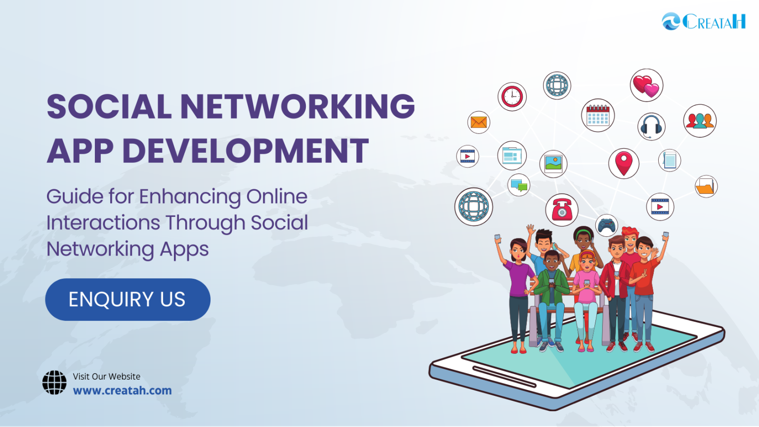 Social Networking App Development | Creatah