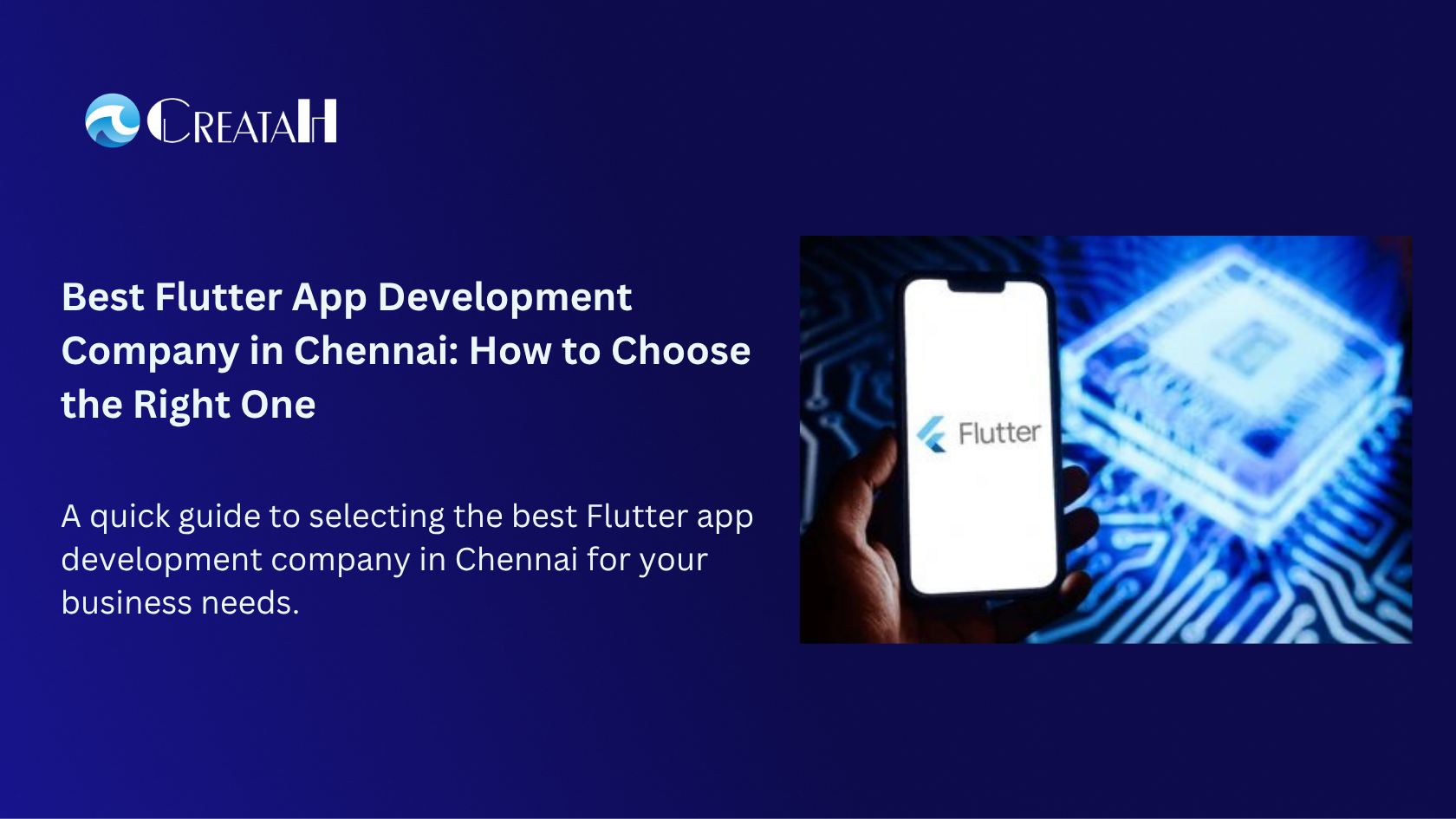 Top Flutter Mobile App Development Company in Chennai