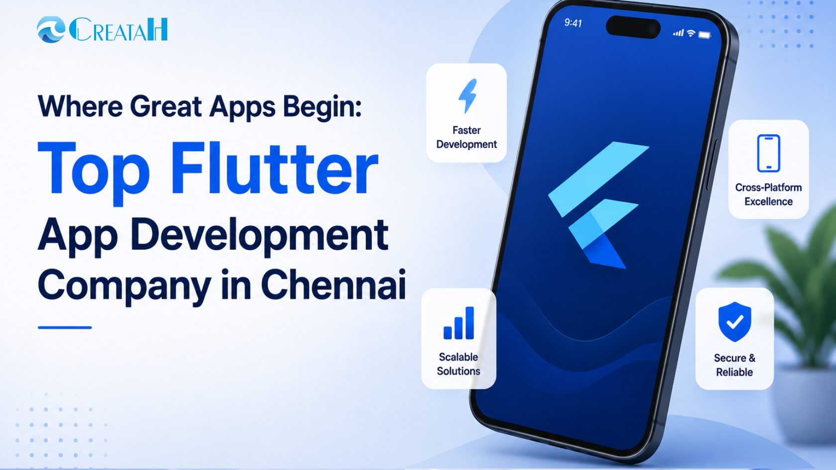 Top Flutter App Development Company in Chennai offering fast development, cross-platform mobile apps, scalable solutions, and secure Flutter app development services.